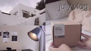 july vlog | pinto art museum, lazada haul, self-care, desk setup update