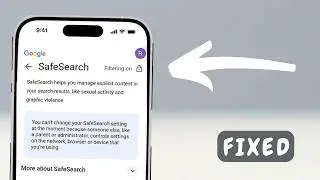 How To Turn Off Google SafeSearch If Locked on iPhone (iOS 26)