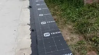 Рулонная гидроизоляция фундамента ТЕХНОНИКОЛЬ.