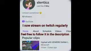 Announcements (twitch and discord)