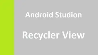 Android Studio RecyclerView Implementation