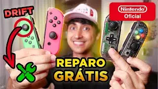 Problema JoyCon Drift no analógico? Veja a solução definitiva, GRÁTIS e OFICIAL Nintendo Brasil!