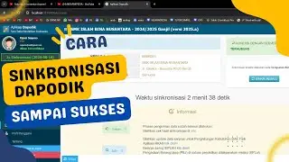 CARA SINKRONISASI DAPODIK TERBARU