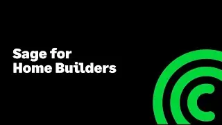 Sage for Construction - Home Builder Package