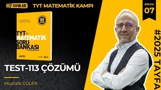 Hız Yayınları Tyt Matematik | Test-113 Çözümleri
