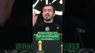 Hacı Tale Bağırzadə - Əgər bu tövsiyyələr unudulsa