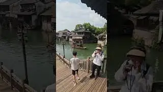 Wuzhen at Tongxiang City of Zhejiang Province is the last resting-on-water town in China