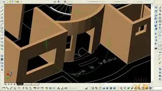 Lesson 90: Window Frame in Autocad 3D || creating window frame in 3D Building House ||