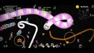 Worms Zone io Biggest Snake New Record 2025| Saamp Wala Game oggy jack #saamp#Ravindrasgaming
