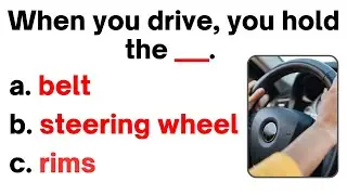 🌟 Can you Score 20/20? || English Grammar Quiz: Automobile Words🌟