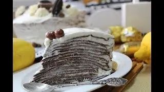 Шоколадный креп-кейк
