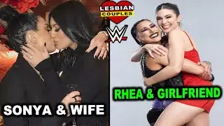 Romantic Lesbian WWE Couples - Rhea Ripley & Girlfriend, Sonya Deville & Wife