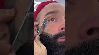 ASMR Beard Trim & Line-Up | TPOB XO + Straight Razor Routine