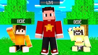 L3VI CUIDOU DOS BEBÊS NO MINECRAFT !