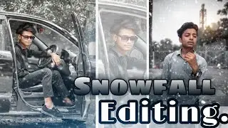 picsart winter snowfall photo editing 2022 | picsart background manipulation- TENCENTGOLU