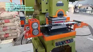 GI sheet concertina razor wire making machine