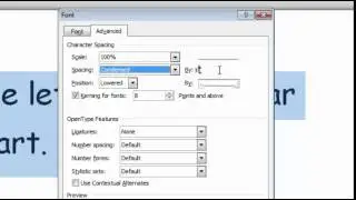 condense text in word