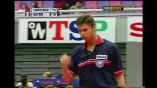 Vladimir Samsonov Jean Phillipe Gatien 2001 Osaka World Team