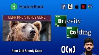 The Bear & Steady Gene Problem Algorithm  Explained & Solution In C++ [Minimum Window Sub-string]