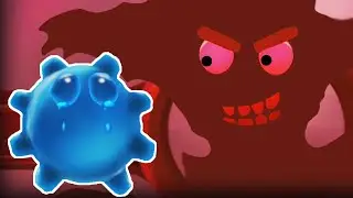 ЛИЗУН ГЛАЗАСТИК БОЙ с БОССОМ #9. Игра Goo Saga с ПАПУЛЕЙ