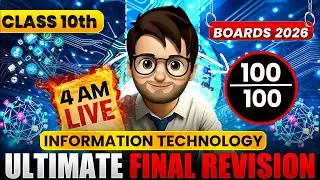 Complete Information Technology Maha Marathon🔥 class 10 / IMPORTANT QUESTIONS😈 / Boards 2026