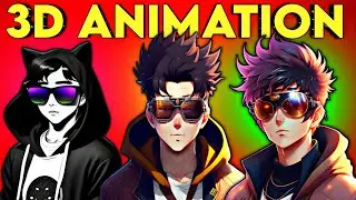 How To Make Tubesensei Anime Chracter | How To Make Animation Video For YouTube Channel