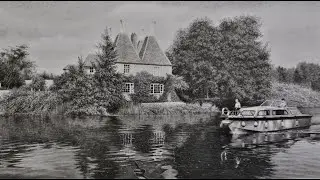 Learn How To Draw A River Scene With A Boat, Trees, And Water Reflections