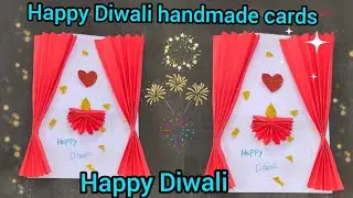 Happy Diwali Making A Beautiful Handmade Cards/Diwali handmade cards making 