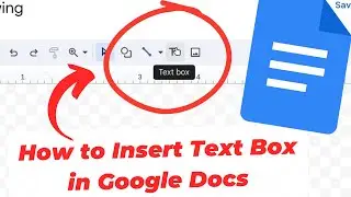 How to Insert Text Box in Google Docs (Movable Box)