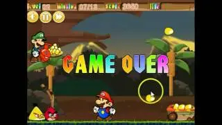 Angry Birds Vs Super Mario Brothers Walkthrough