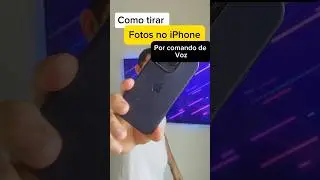 Como tirar fotos por comando de voz no iPhone! 