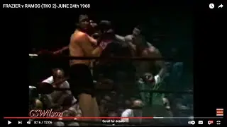 FRAZIER v RAMOS (TKO 2) JUNE 24th 1968