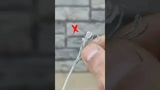 Обязательно запомни эту хитрость! Как легко заделать конец троса, чтобы он не распускался? 