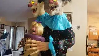 Spirit Halloween Two Scoops Clown Animatronic