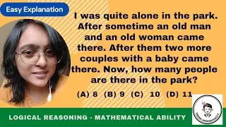 Counting Number of People - Maths Word Problem | Logical Reasoning | Mathematical Ability 