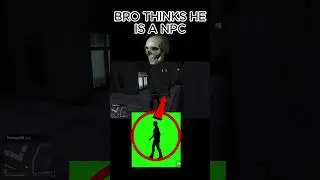 BRO THINKS HE IS A NPC #gta #gtaglitches #gtaonline #funnymemes #funny #memes #shorts #npc #gaming