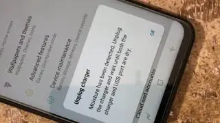 How to Samsung m20 charging in plug moisture has been detected unplug error