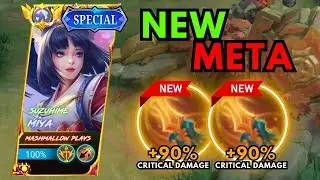 MIYA NEW 1 HIT BUILD IS THE NEW META │ BUILD TOP 1 GLOBAL MIYA ~ MLBB