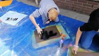 graffiti sjablonen workshop