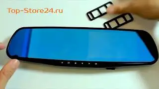 Зеркало видеорегистратор заднего вида с 2-мя камерами Vehicle Blackbox DVR Full HD 1080P обзор
