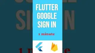 Flutter Google Sign In Tutorial  
