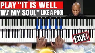 It Is Well With My Soul Piano Demonstration- Live Gospel Chords - WOW!!