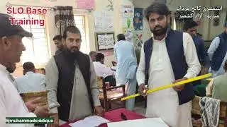 SLO Teacher Training| SLO Teaching Training 2024 | Elementary College Males Mirpur ajk