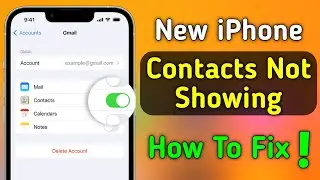 Contacts Not Showing in New iPhone | How to Get Back Contacts from Android to iPhone
