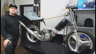 The bike is starting to look really nice - Peugeot Fox 50cc Racer