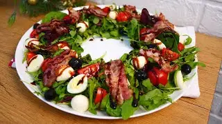 Delicious SALAD WITHOUT mayonnaise in 2 minutes 