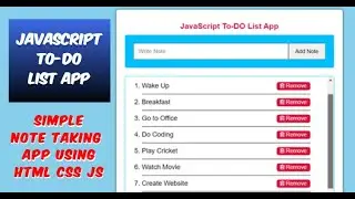 JavaScript project for beginners in Hindi Urdu