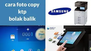 cara foto copy ktp bolak balik - printer samsung