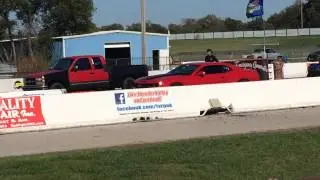 10/26/2014 Thunder Valley 2011 m6 Camaro SS on NX 125 shot sitting on Mickey Thompson et streets