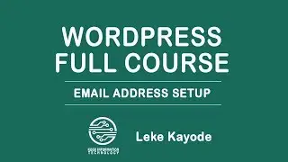 Wordpress Full Course #2: How To Create Email Address